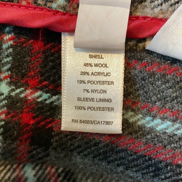 Plaid Peacoat for Women (Sm US) - Picture 6 of 6